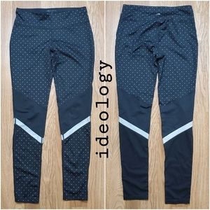 Ideology Polka Dot Slant Sheer Leggings || Small